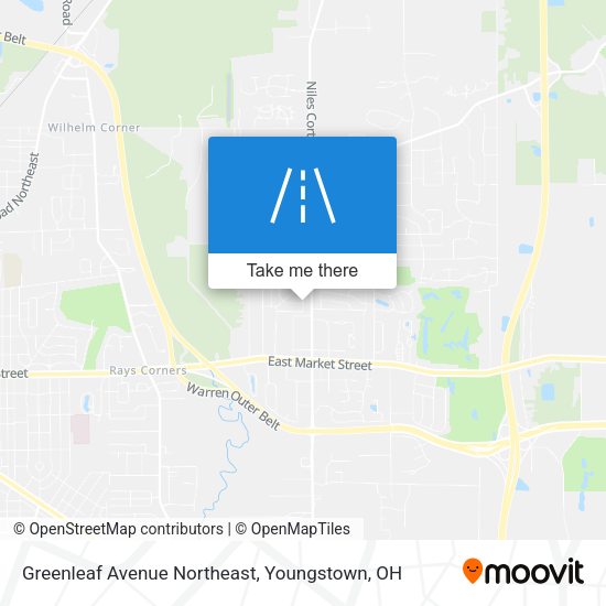 Mapa de Greenleaf Avenue Northeast