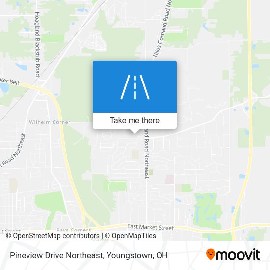 Pineview Drive Northeast map
