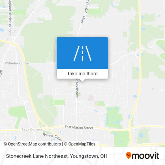 Mapa de Stonecreek Lane Northeast