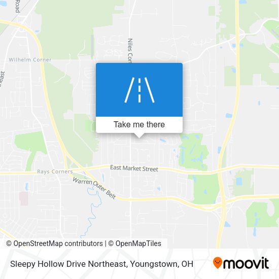Sleepy Hollow Drive Northeast map