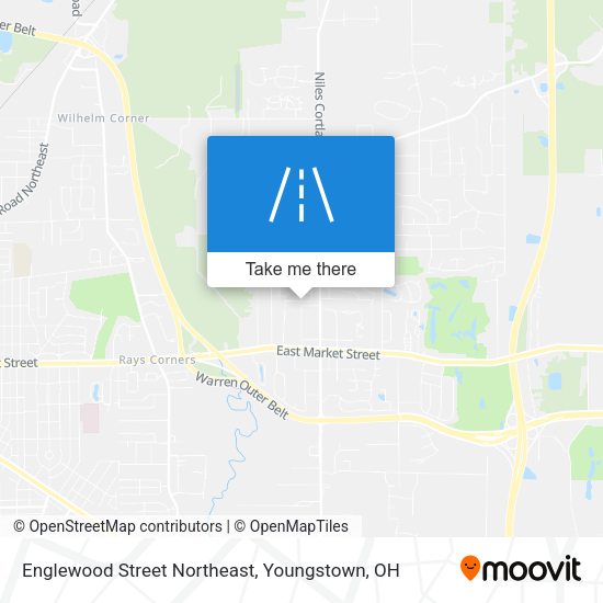 Mapa de Englewood Street Northeast