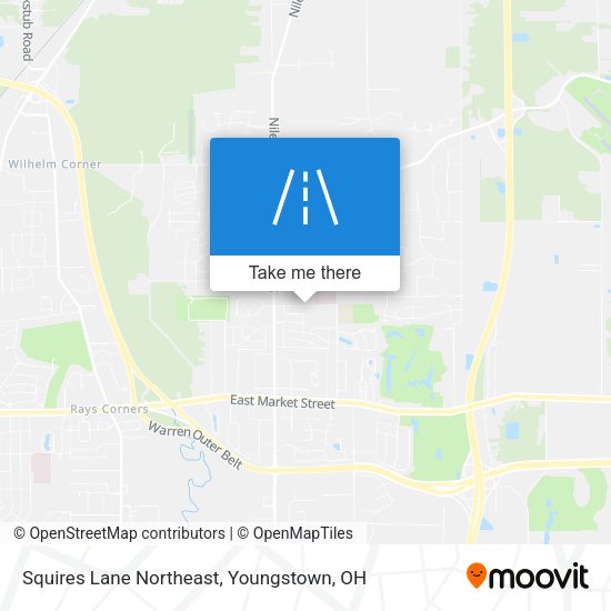 Mapa de Squires Lane Northeast