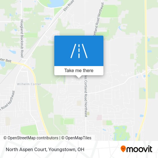 North Aspen Court map