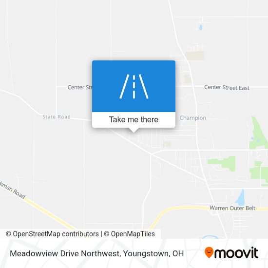 Meadowview Drive Northwest map