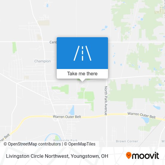 Mapa de Livingston Circle Northwest