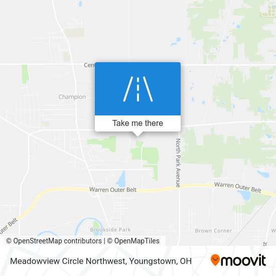 Meadowview Circle Northwest map