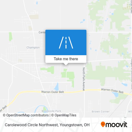 Mapa de Carolewood Circle Northwest