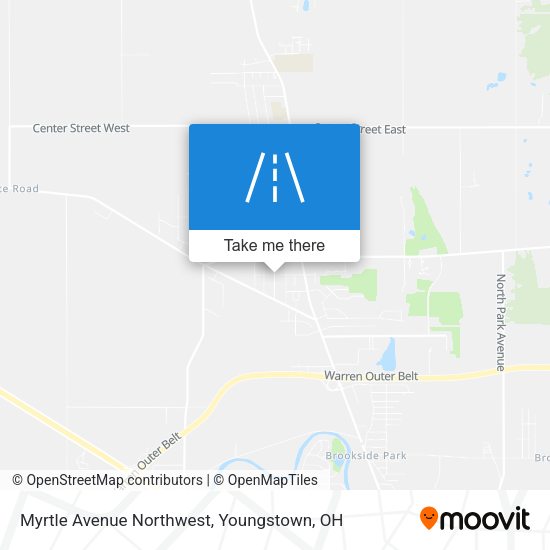 Myrtle Avenue Northwest map
