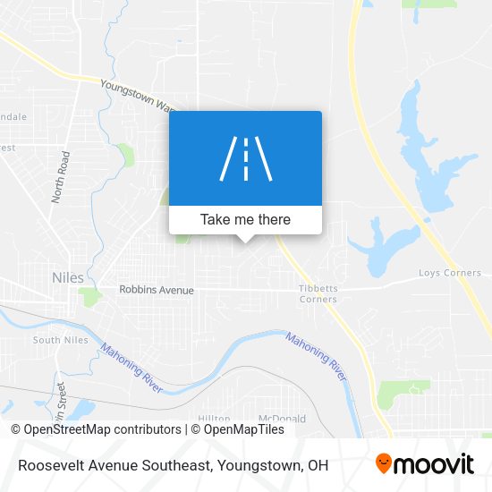 Roosevelt Avenue Southeast map
