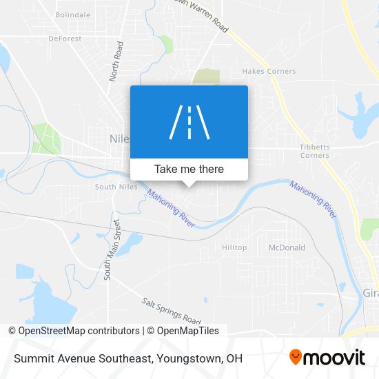 Mapa de Summit Avenue Southeast