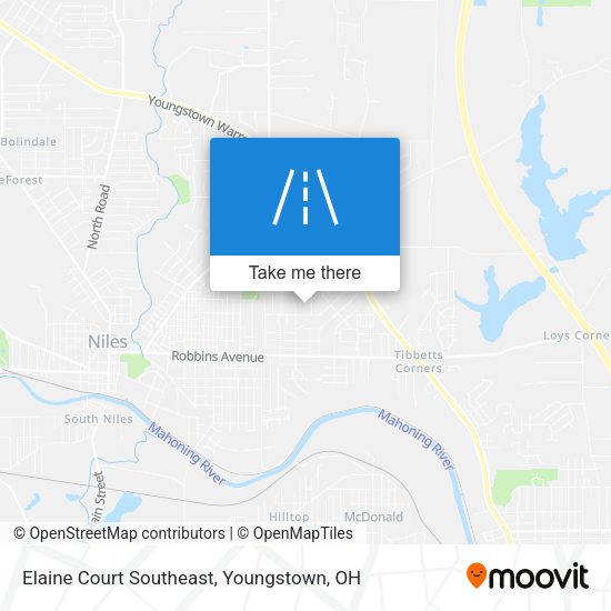 Elaine Court Southeast map