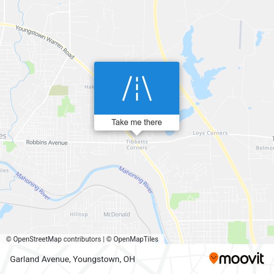Mapa de Garland Avenue