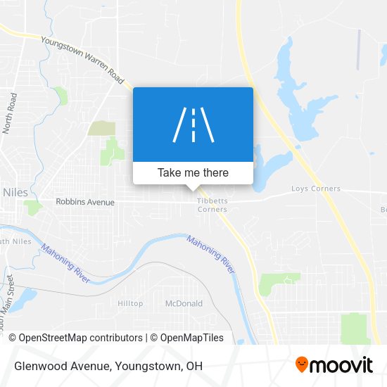 Mapa de Glenwood Avenue