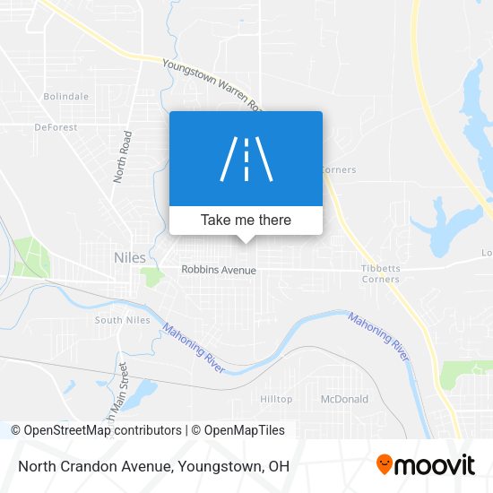 Mapa de North Crandon Avenue