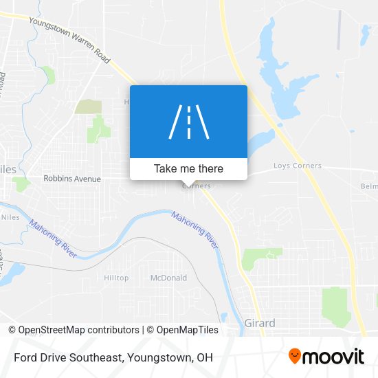 Ford Drive Southeast map