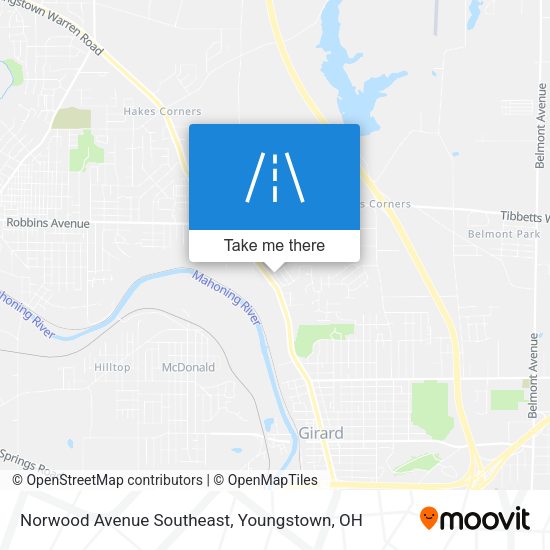 Norwood Avenue Southeast map