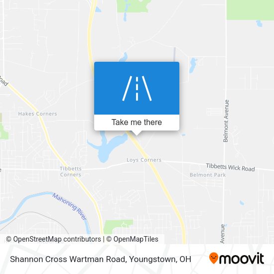Mapa de Shannon Cross Wartman Road