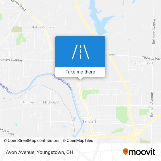 Mapa de Avon Avenue