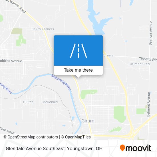 Mapa de Glendale Avenue Southeast