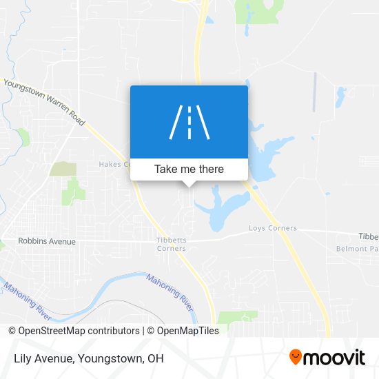 Lily Avenue map