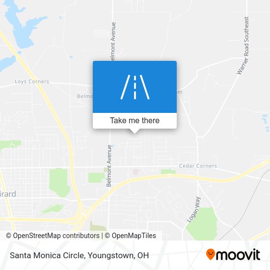 Mapa de Santa Monica Circle