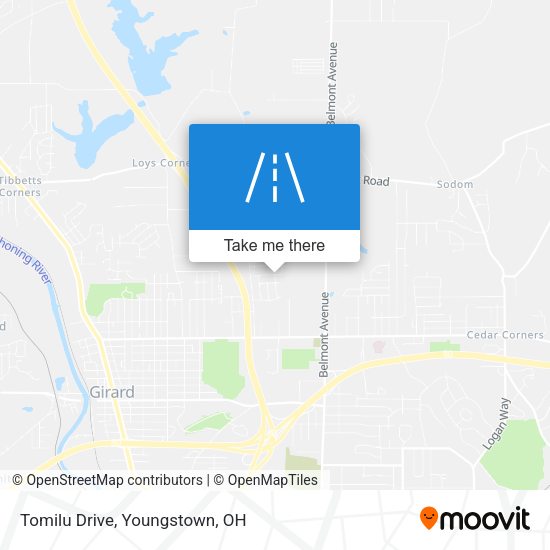 Mapa de Tomilu Drive