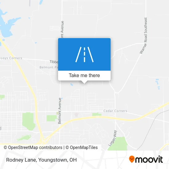 Rodney Lane map