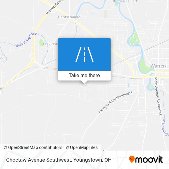 Mapa de Choctaw Avenue Southwest