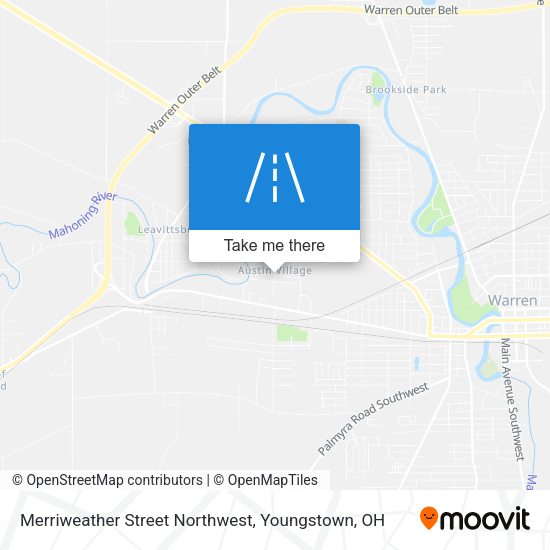 Merriweather Street Northwest map