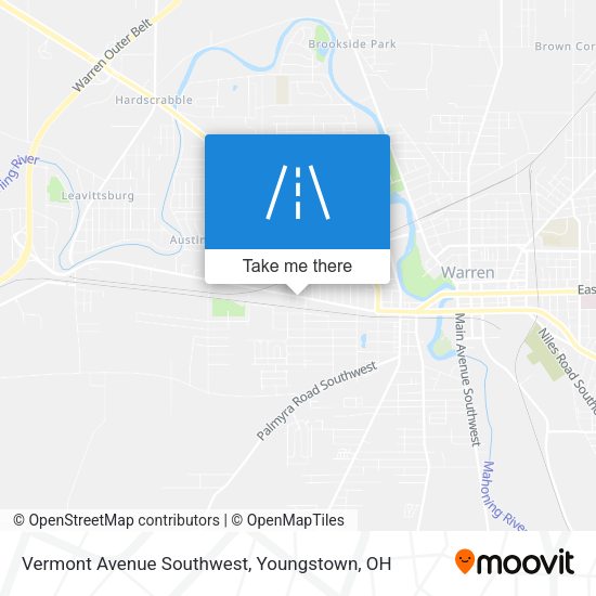 Vermont Avenue Southwest map