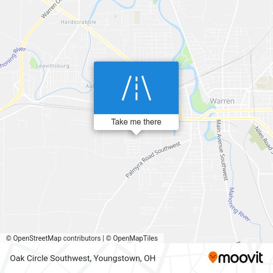 Oak Circle Southwest map