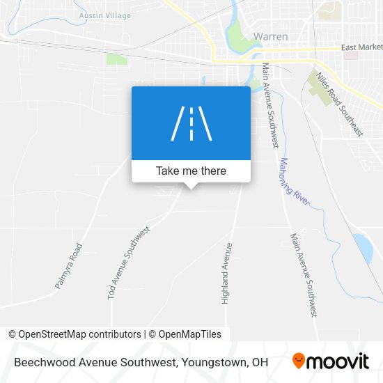 Mapa de Beechwood Avenue Southwest