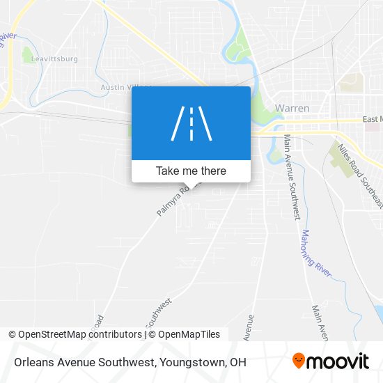 Mapa de Orleans Avenue Southwest