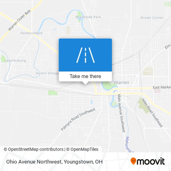 Ohio Avenue Northwest map