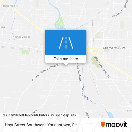 Mapa de Hoyt Street Southwest