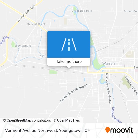 Mapa de Vermont Avenue Northwest