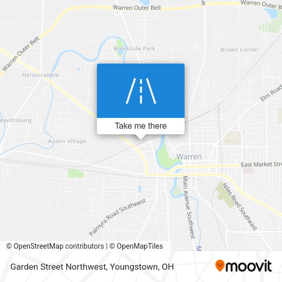 Garden Street Northwest map