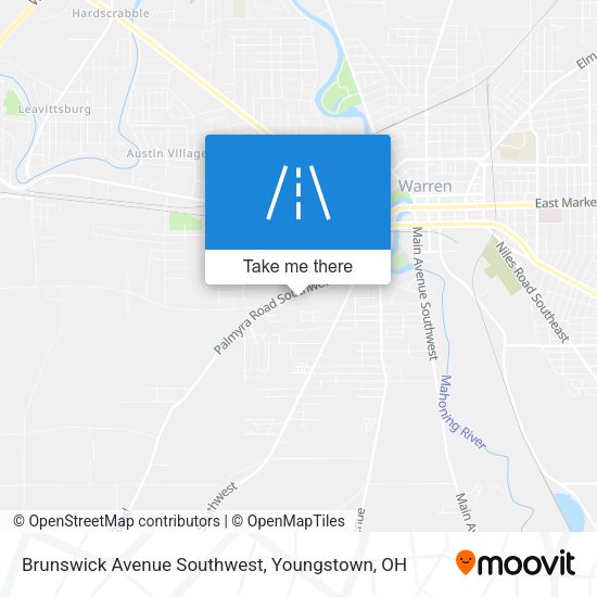Mapa de Brunswick Avenue Southwest