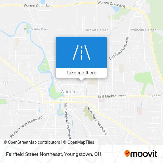 Mapa de Fairfield Street Northeast