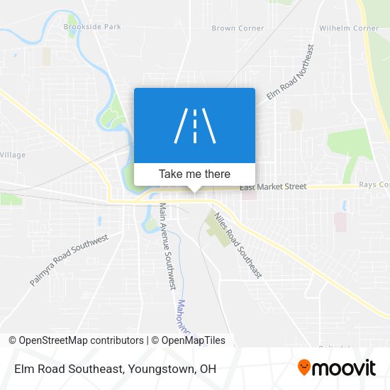 Elm Road Southeast map