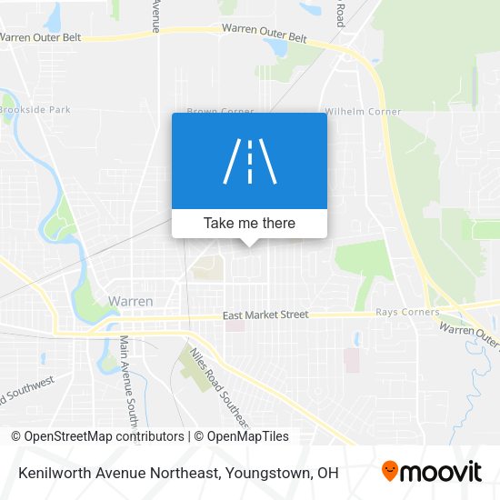 Kenilworth Avenue Northeast map
