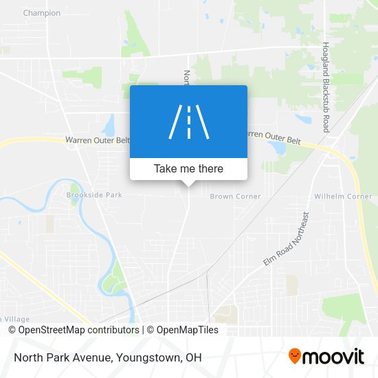 North Park Avenue map