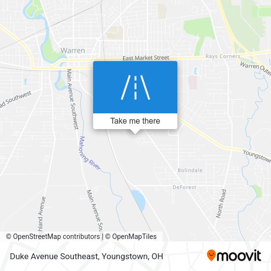 Duke Avenue Southeast map