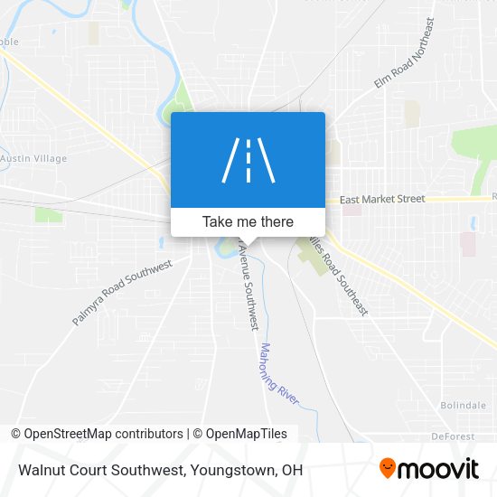 Mapa de Walnut Court Southwest