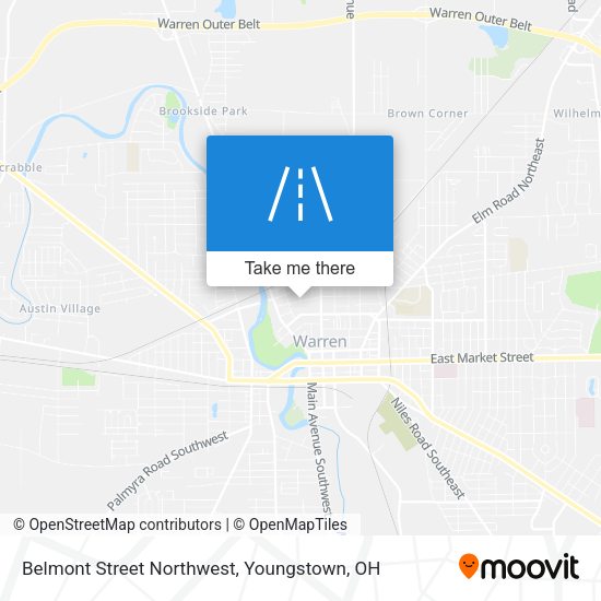 Mapa de Belmont Street Northwest