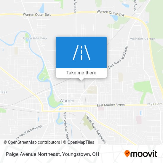 Paige Avenue Northeast map