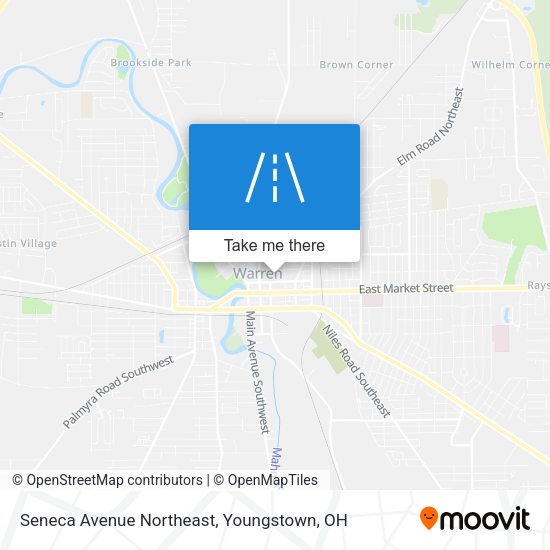 Seneca Avenue Northeast map