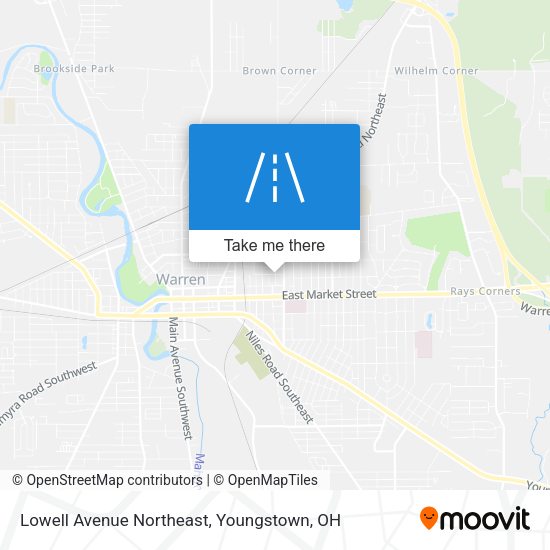 Lowell Avenue Northeast map