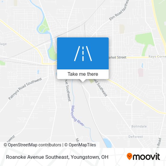 Mapa de Roanoke Avenue Southeast