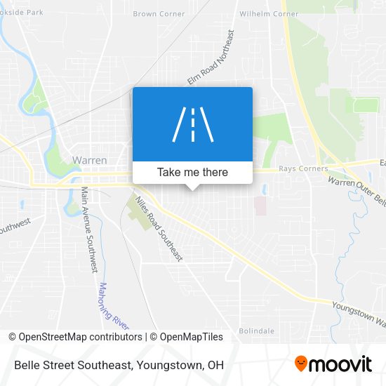Belle Street Southeast map